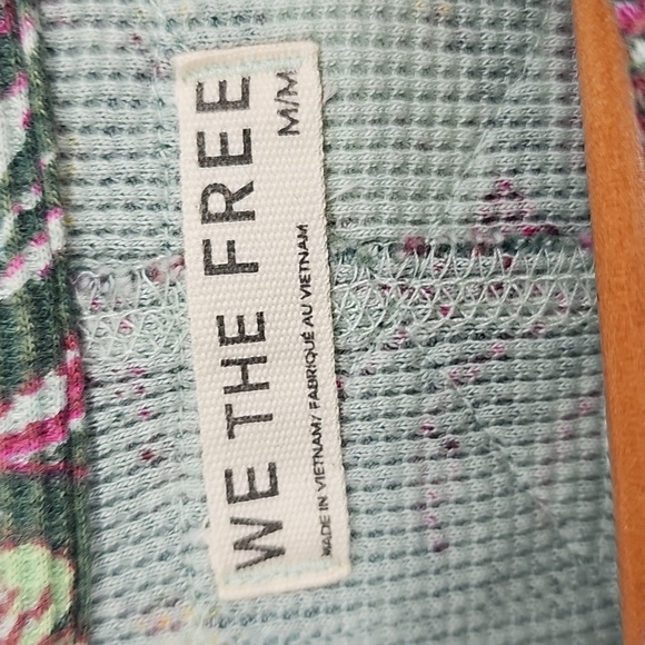 We The Free Toileidays Long Sleeve Forest Combo Thermal Womens Size Medium - Picture 6 of 7